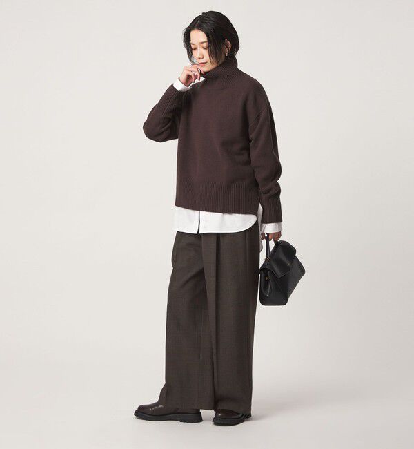 UNITED ARROWS green label relaxing「［size SHORT/TALLあり］キモウ ニーハイワイドパンツ」|その他|