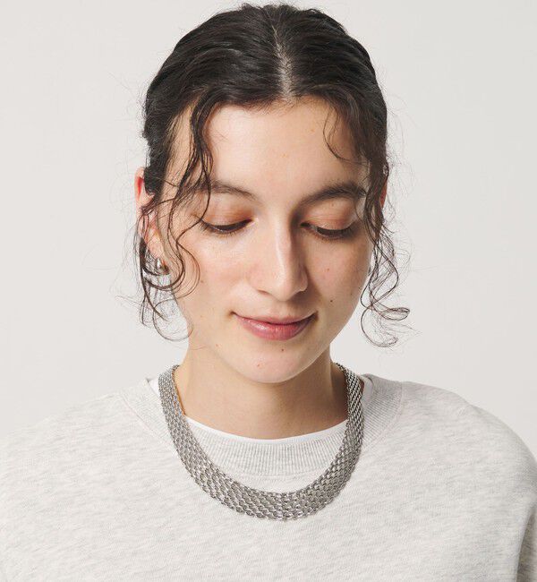 BEAUTY&YOUTH UNITED ARROWS「ボリューム メタル ネックレス」|ネックレス|