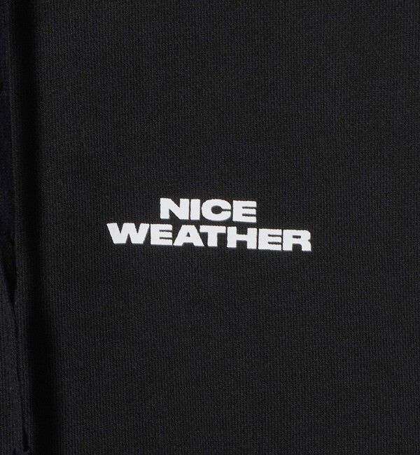 NICE WEATHER「＜NICE WEATHER＞ロゴ ジップフーディ」|パーカー|