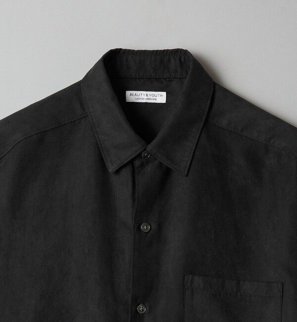 BEAUTY&YOUTH UNITED ARROWS「【WEB限定 WARDROBE SMART】スエードライク シャツ」|シャツ・ブラウス|
