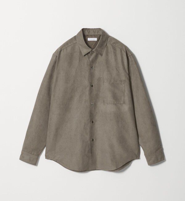 BEAUTY&YOUTH UNITED ARROWS「【WEB限定 WARDROBE SMART】スエードライク シャツ」|シャツ・ブラウス|