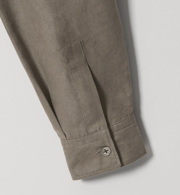 BEAUTY&YOUTH UNITED ARROWS「【WEB限定 WARDROBE SMART】スエードライク シャツ」|シャツ・ブラウス|