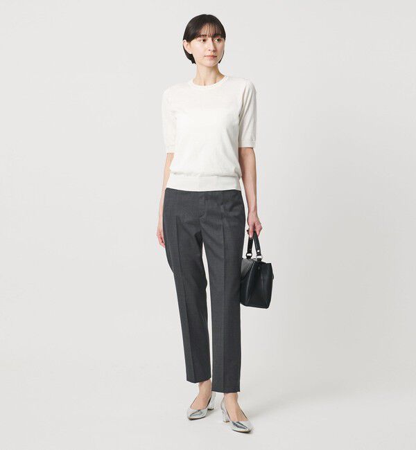 UNITED ARROWS「Vitale Barberis Canonico スリム テーパードパンツ 26SS」|スラックス|