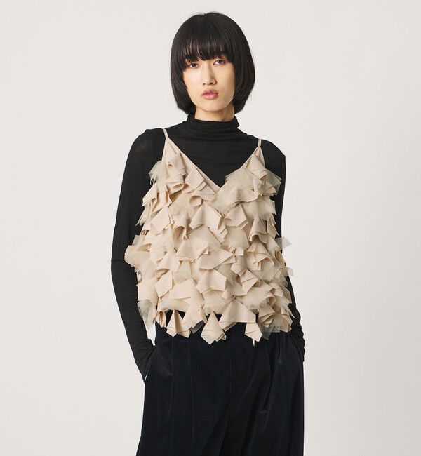 AEWEN MATOPH「＜AEWEN MATOPH＞ラッフル キャミソール」|キャミソール|BEIGE