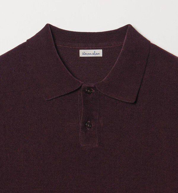 STEVEN ALAN「＜Steven Alan＞ マッシュコットン 2B ポロシャツ」|ニット・セーター|