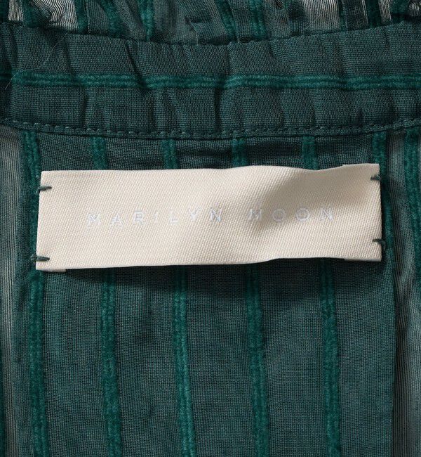 UNITED ARROWS「＜MARILYN MOON＞シアー ボリューム スリーブ ブラウス」|シャツ・ブラウス|