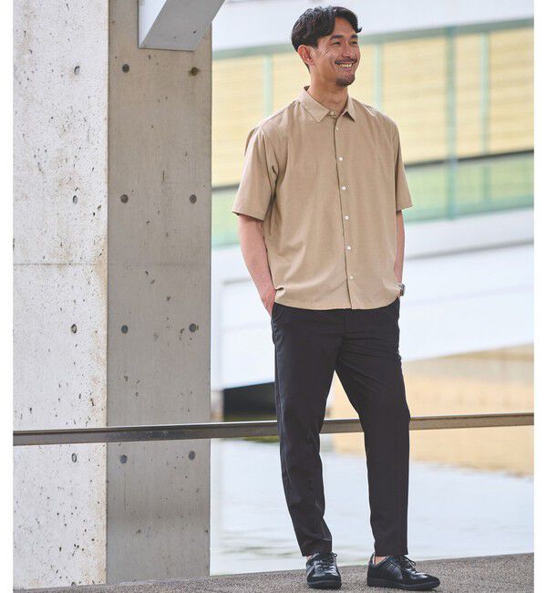 UNITED ARROWS green label relaxing「【WEB限定】JUST fit ドライ ポリエステル 1プリーツ イージーパンツ -吸水速乾-」|その他|