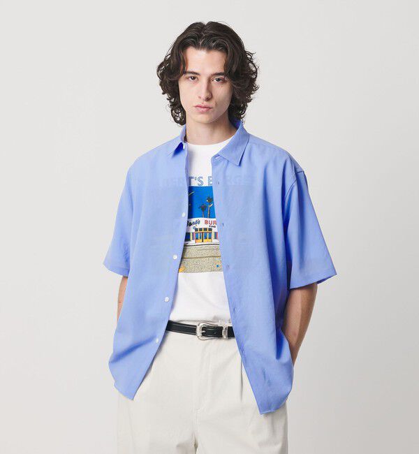 BEAUTY&YOUTH UNITED ARROWS「ライト ウェーブ トリクシオン レギュラー シャツ GRANDE TAPERD型」|シャツ・ブラウス|LT.BLUE
