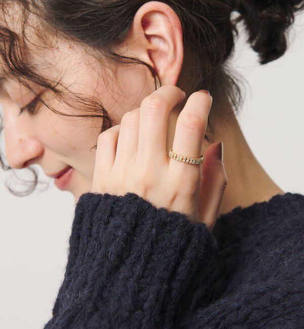 BEAUTY&YOUTH UNITED ARROWS「ダブル 連爪 チェーン リング」|リング|GOLD