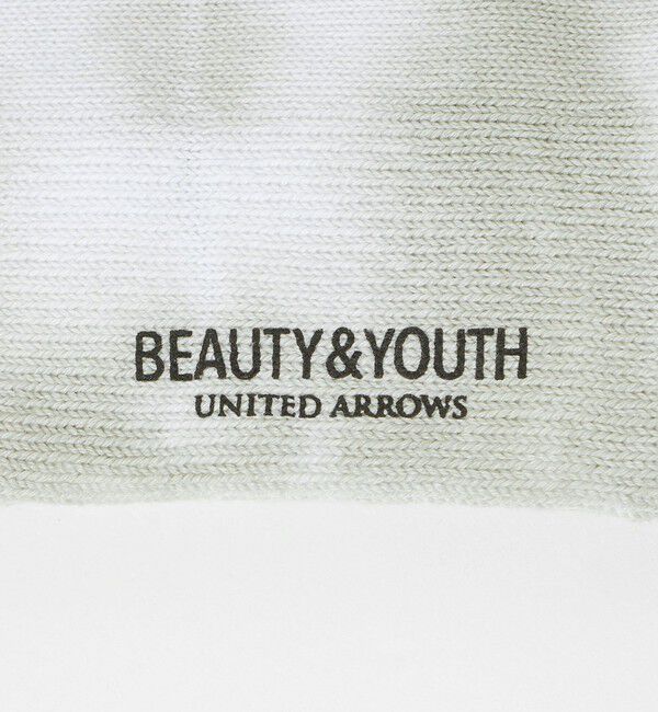 BEAUTY&YOUTH UNITED ARROWS「2ライン パイル クルー タイダイ ソックス」|ソックス|