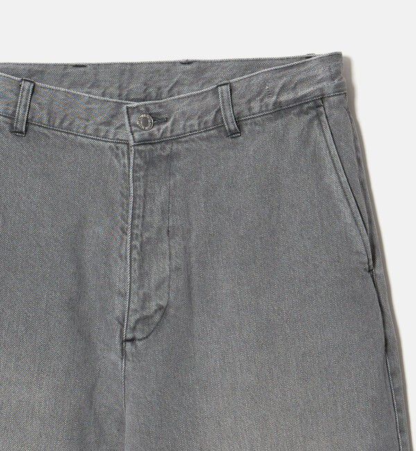BEAUTY&YOUTH UNITED ARROWS「グレー デニム スラックス NO.9」|チノ|