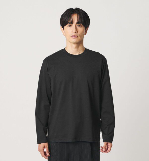 BEAUTY&YOUTH UNITED ARROWS「ハイゲージ オーガニック クルーネック カットソー 抗菌防臭」|Tシャツ・カットソー|
