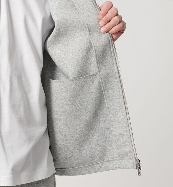 BEAUTY&YOUTH UNITED ARROWS「【WEB限定 WARDROBE SMART】ダブルニット ハリントン ジャケット/セットアップ対応 【抗菌・防臭】」|カーディガン|