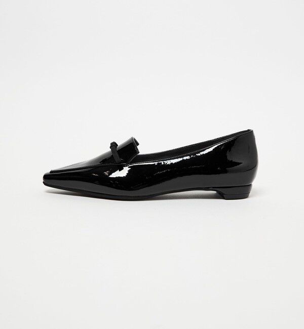 ODETTE E ODILE「＜SY＞ シャープリボンオペラフラット15&uarr;」|パンプス|BLACK