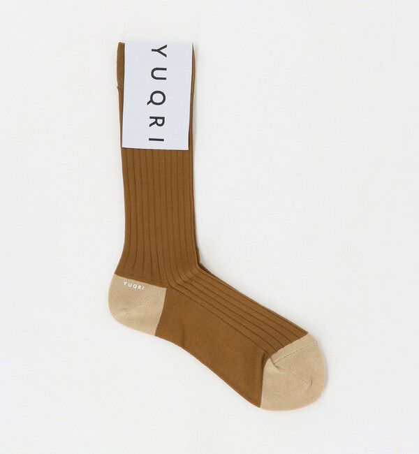 UNITED ARROWS「＜YUQRI＞2TONE ソックス」|ソックス|MD.BROWN