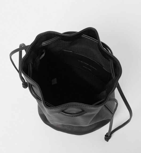 UNITED ARROWS「UNFINISHED LEATHER/アンフィニッシュドレザー 巾着ショルダーバッグ」|その他|
