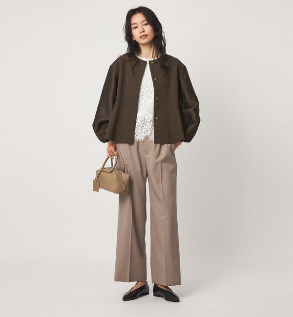 UNITED ARROWS green label relaxing「［size SHORTあり］fleurie(フルリー) フォルム ジャケット」|ノーカラージャケット|