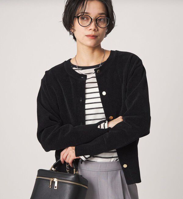 UNITED ARROWS green label relaxing「【結論シリーズ】ふれてモールニットカーデ」|カーディガン|