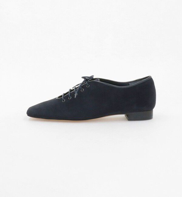 ODETTE E ODILE「スクエアレースアップ フラット20&uarr;」|ビジネス・ドレスシューズ|NAVY