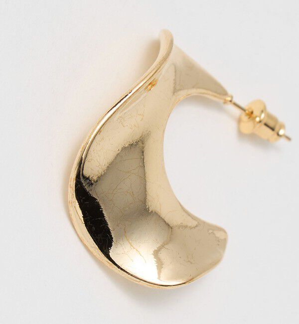 UNITED ARROWS「ウェイビー メタル ピアス」|ピアス|