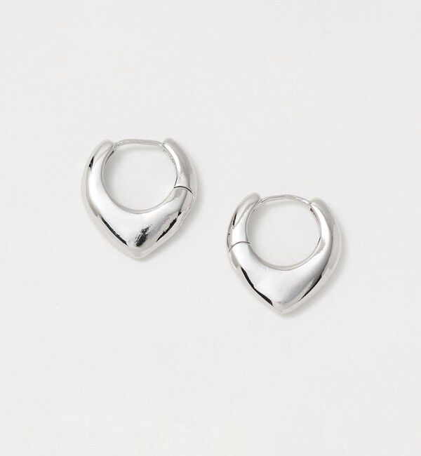 UNITED ARROWS「デフォルメ フープ ピアス」|ピアス|SILVER