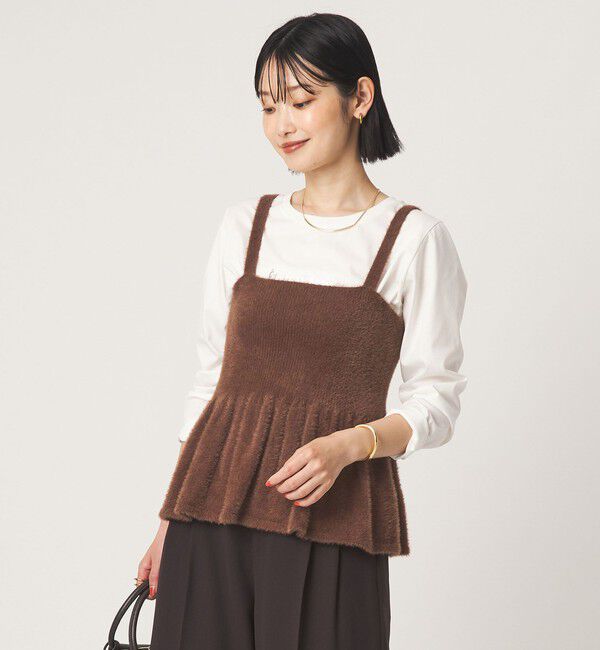 UNITED ARROWS green label relaxing「フラッフフェザー ニット キャミソール」|キャミソール|MD.BROWN