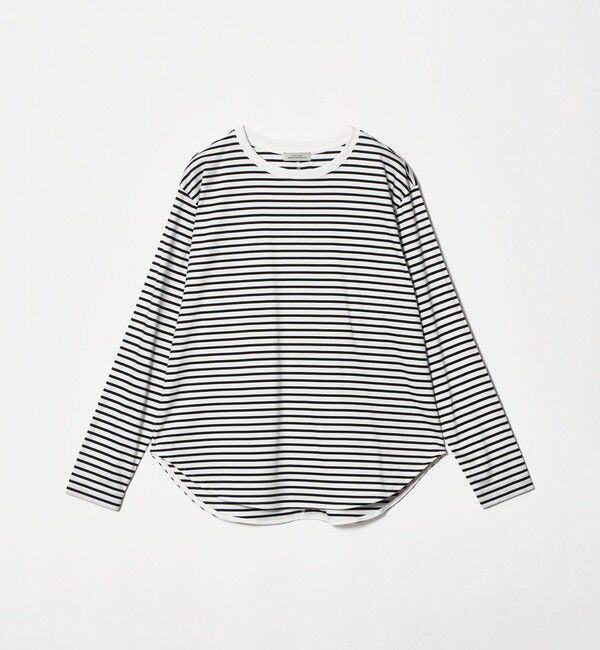 UNITED ARROWS green label relaxing「ラウンドヘム スムース ロングスリーブ プルオーバー カットソー」|Tシャツ・カットソー|その他1