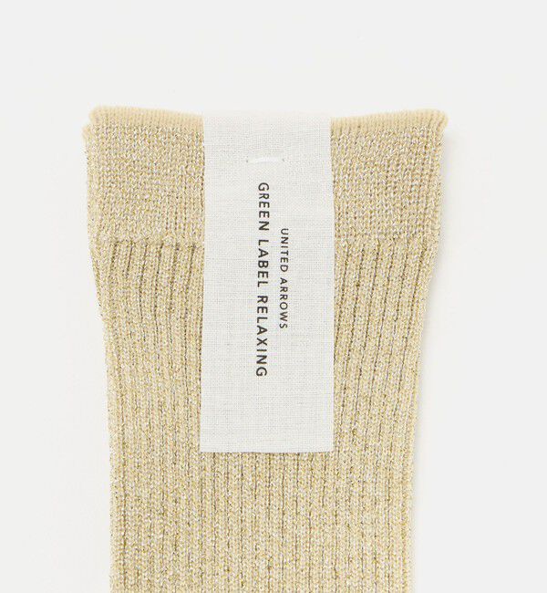 UNITED ARROWS green label relaxing「ラメ リブソックス」|ソックス|