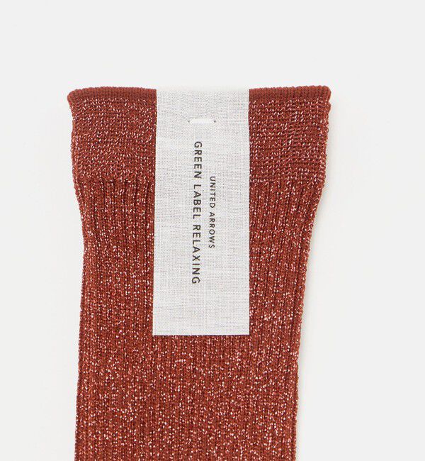 UNITED ARROWS green label relaxing「ラメ リブソックス」|ソックス|