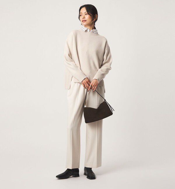 UNITED ARROWS green label relaxing「［size SHORTあり］SERENITY クルーネック プルオーバー ニット」|ニット・セーター|