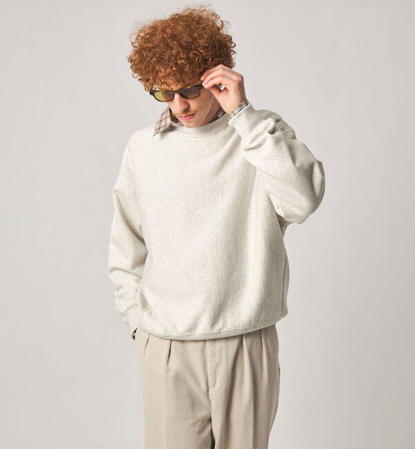STEVEN ALAN「＜Steven Alan＞ キモウ ウラケ セットイン クルーネック スウェット」|スウェット・ジャージ|