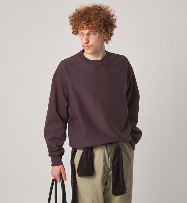 STEVEN ALAN「＜Steven Alan＞ キモウ ウラケ セットイン クルーネック スウェット」|スウェット・ジャージ|