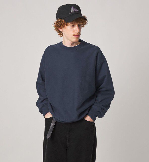 STEVEN ALAN「＜Steven Alan＞ キモウ ウラケ セットイン クルーネック スウェット」|スウェット・ジャージ|