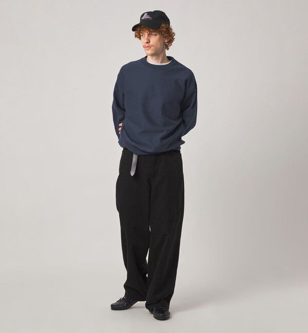 STEVEN ALAN「＜Steven Alan＞ キモウ ウラケ セットイン クルーネック スウェット」|スウェット・ジャージ|