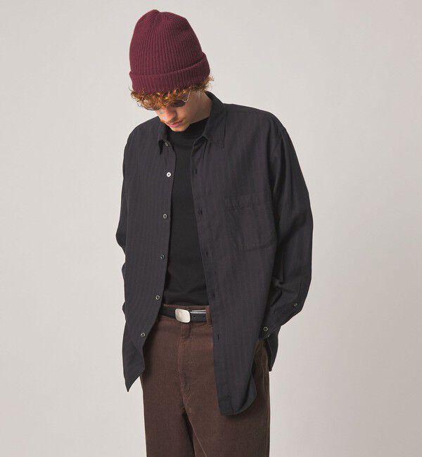 STEVEN ALAN「＜Steven Alan＞ ネル オンブレストライプ レギュラーカラー シャツ LOOSE」|シャツ・ブラウス|