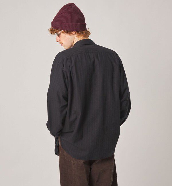 STEVEN ALAN「＜Steven Alan＞ ネル オンブレストライプ レギュラーカラー シャツ LOOSE」|シャツ・ブラウス|