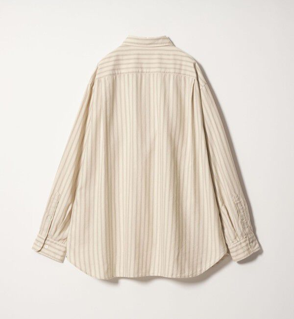 STEVEN ALAN「＜Steven Alan＞ ネル オンブレストライプ レギュラーカラー シャツ LOOSE」|シャツ・ブラウス|