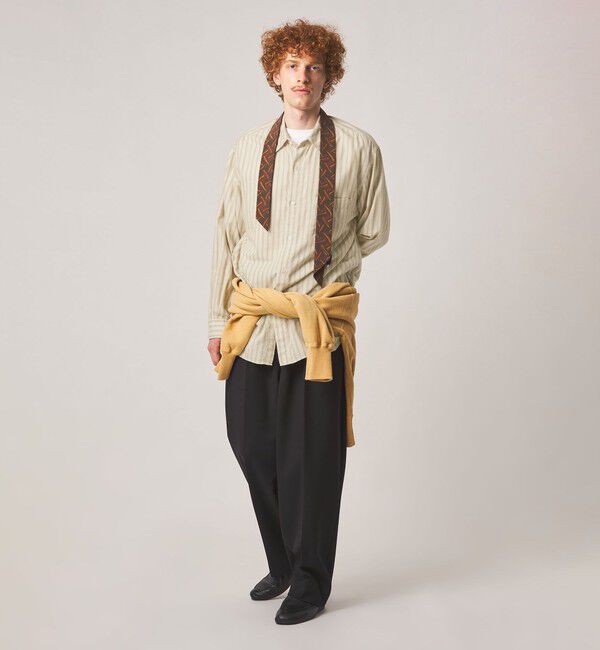 STEVEN ALAN「＜Steven Alan＞ ネル オンブレストライプ レギュラーカラー シャツ LOOSE」|シャツ・ブラウス|