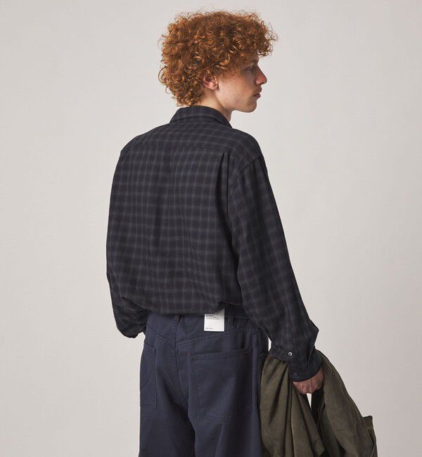 STEVEN ALAN「＜Steven Alan＞ ネル オンブレチェック レギュラーカラー シャツ LOOSE」|シャツ・ブラウス|