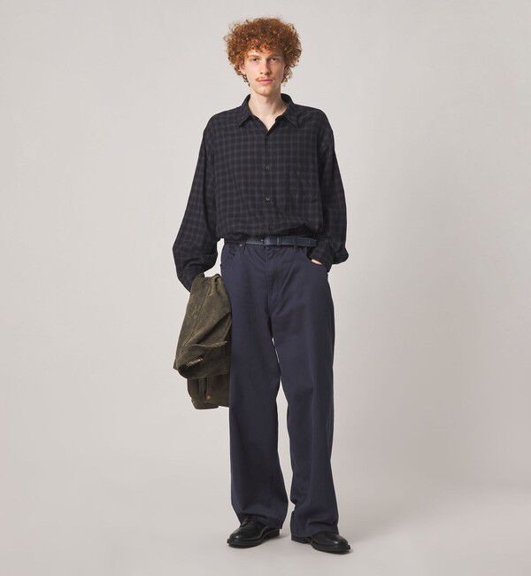 STEVEN ALAN「＜Steven Alan＞ ネル オンブレチェック レギュラーカラー シャツ LOOSE」|シャツ・ブラウス|