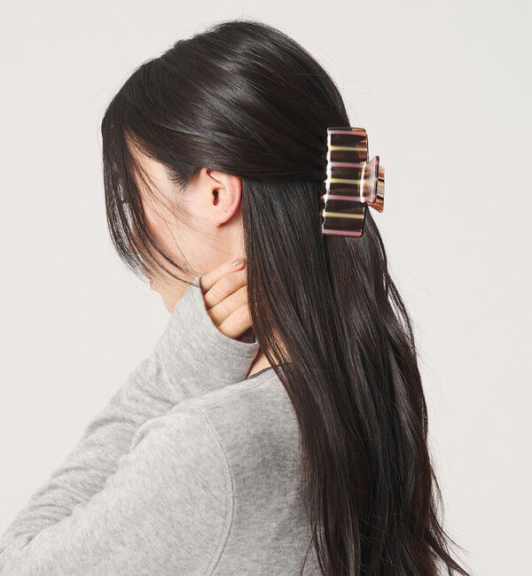 BEAUTY&YOUTH UNITED ARROWS「ストライプ ヘアクリップ」|ヘアバンド|