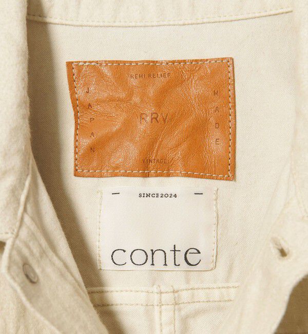 conte「【別注】＜REMI RELIEF for conte＞モールスキンジャケット」|ブルゾン・スタジャン|