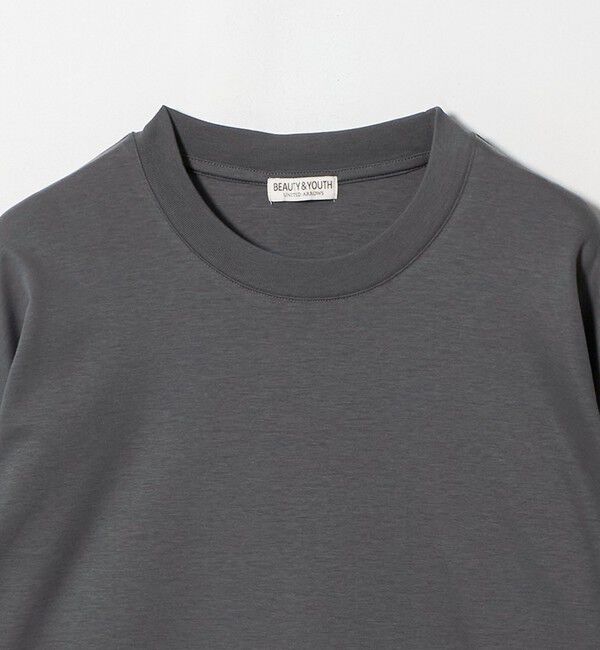 BEAUTY&YOUTH UNITED ARROWS「デオドラント プラチナ ポンチ クルーネック カットソー 抗菌防臭」|Tシャツ・カットソー|