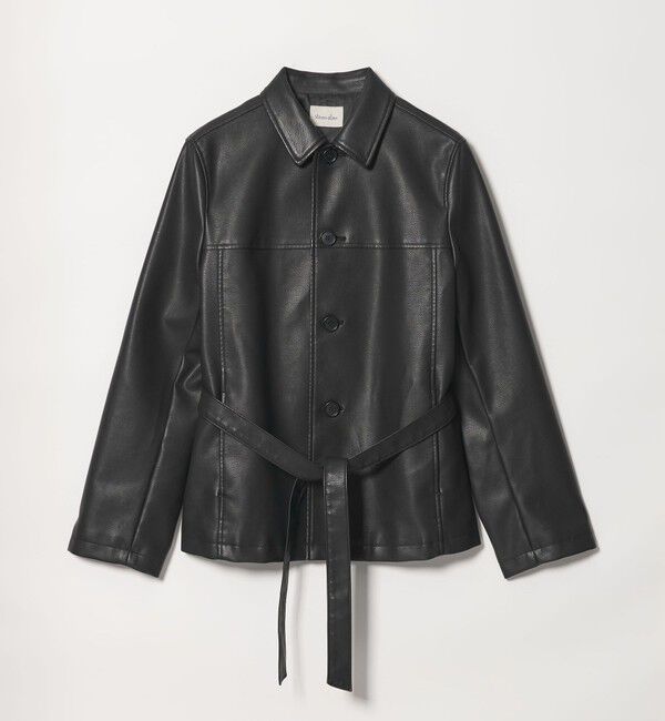 STEVEN ALAN「＜Steven Alan＞レザー ライク ブルゾン」|その他|