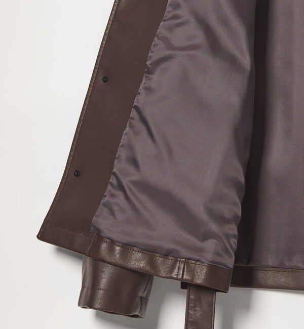 STEVEN ALAN「＜Steven Alan＞レザー ライク ブルゾン」|その他|