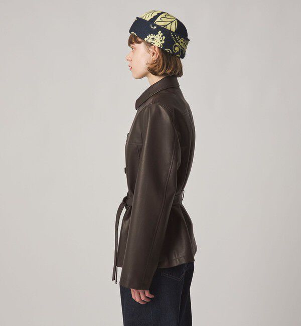 STEVEN ALAN「＜Steven Alan＞レザー ライク ブルゾン」|その他|