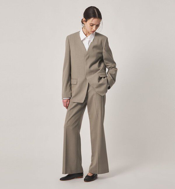 STEVEN ALAN「＜Steven Alan＞ノーカラー ジャケット」|テーラードジャケット|