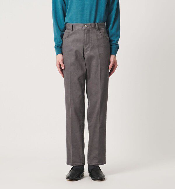 UNITED ARROWS「ドリル 5ポケット ベーシック ノープリーツ パンツ」|チノ|
