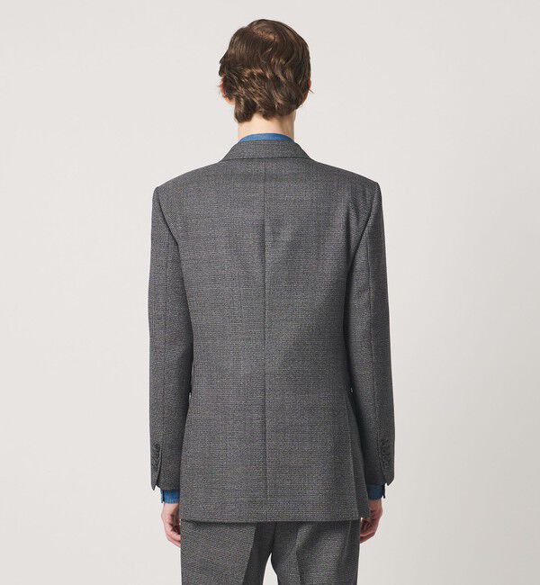 UNITED ARROWS「ハウンドトゥース ダブル 6ボタン テーラードジャケット ヨコストレッチ」|スーツ|