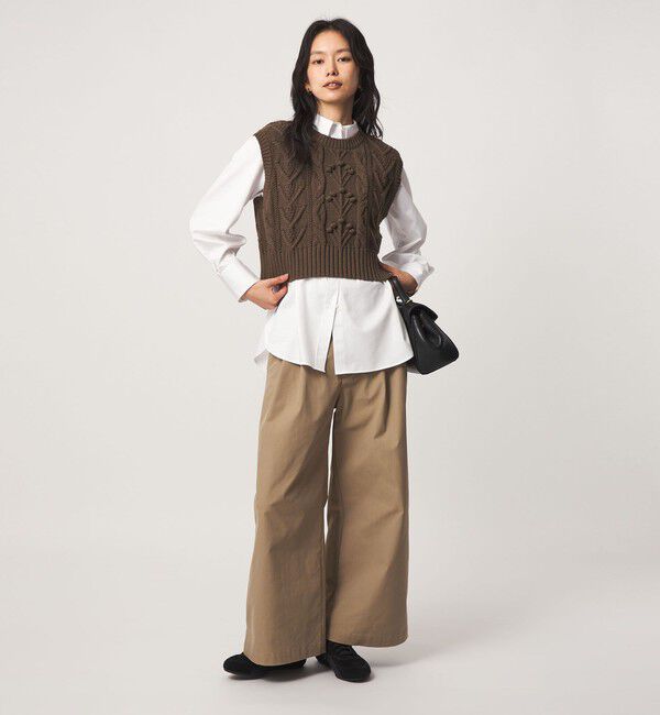UNITED ARROWS green label relaxing「【別注】＜tyn.TGOR＞ケーブル ベスト」|ベスト・ジレ|
